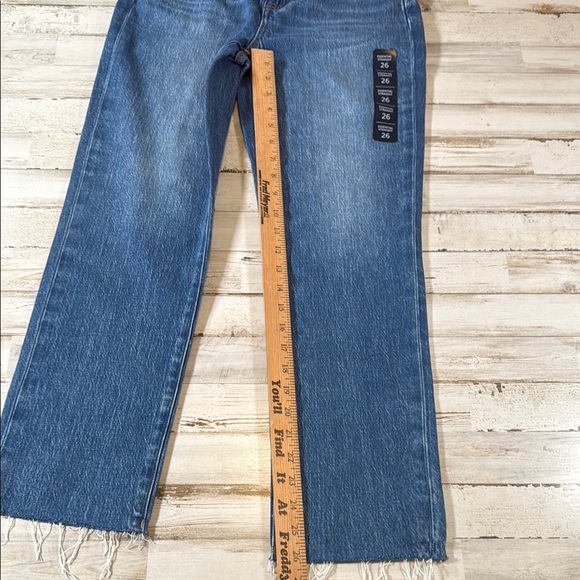 NWT J. Crew Factory Essential Straight Blue Jeans - Picture 5 of 5